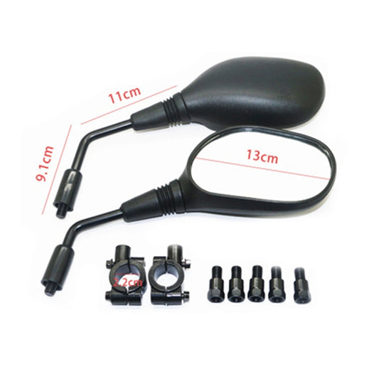 For Motorcycle / Electric Vehicle / UTV / ATV ZF001-176 Universal Rearview Mirror Reversing Mirror Reflective Mirror by buy2fix