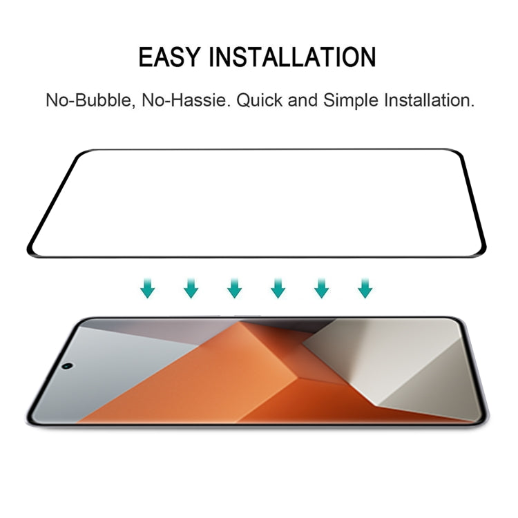 For Xiaomi Redmi Note 13 Pro+ 25pcs 9H HD 3D Curved Edge Tempered Glass Film(Black) by buy2fix