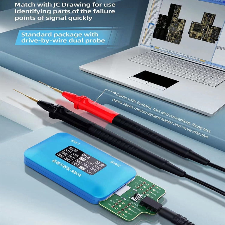 JCID Rbox Bus Analyzer for iPhone and Android Signal Faults Detection by JCID