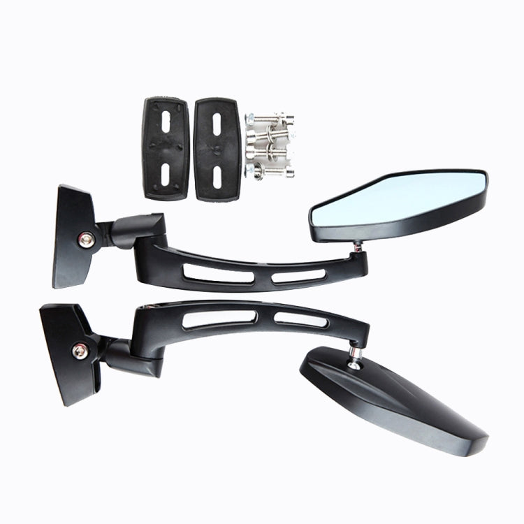 1Pair SF-062 Motorcycle Modified Rearview Mirror Reflective Mirror(Plating Silver) by buy2fix