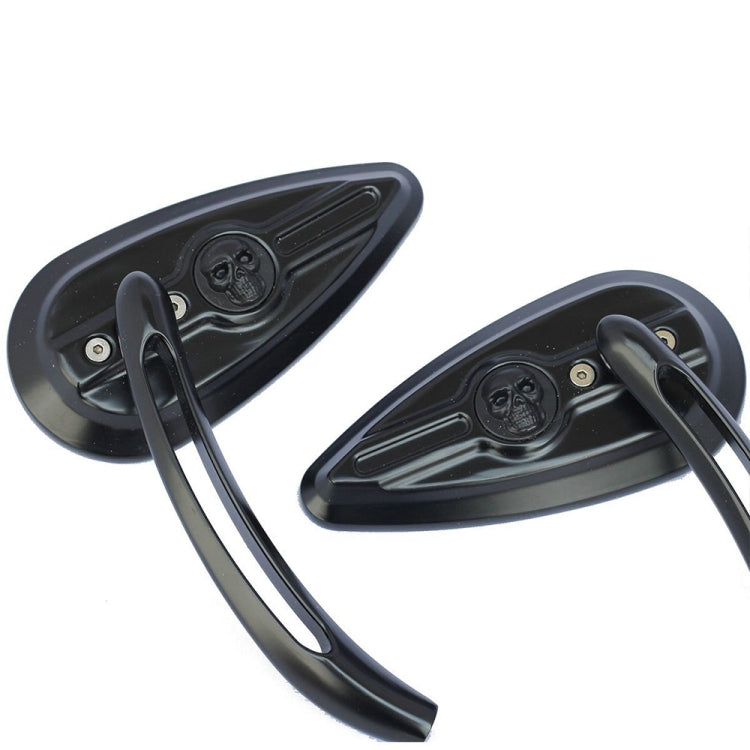 SF104 Motorcycle Modified Retro Rearview Mirror Reflective Mirror(Black) by buy2fix