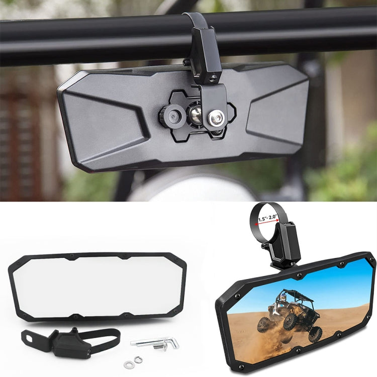 For UTV / ATV UTV-59B Universal 1.75 - 2 inch Rearview Mirror Center Mirror by buy2fix