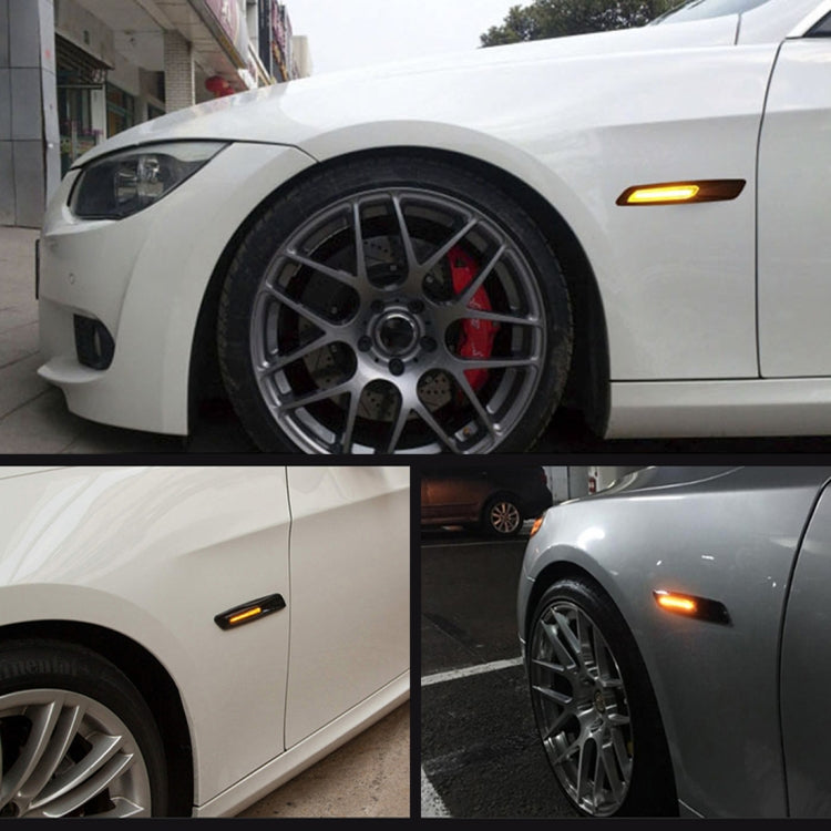 2 PCS Car Fender Light LED Leaf Board Side DC12V / 1.7W for BMW, Yellow Light, Style:A by buy2fix