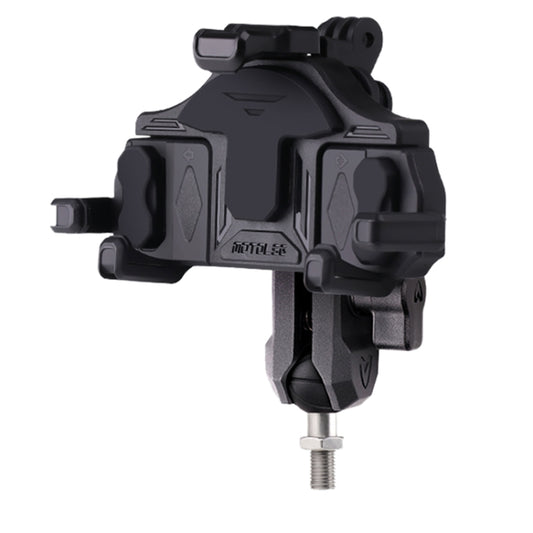 MOTOSLG Crab Motorcycle Phone Clamp Bracket M10 Ballhead Mount(Yellow Blue White) by MOTOLSG