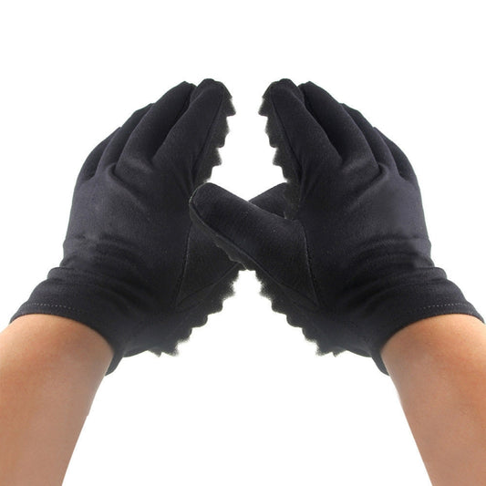 Single Sponge Wipe Black Hair Styling Gloves(Double-Sided) by buy2fix