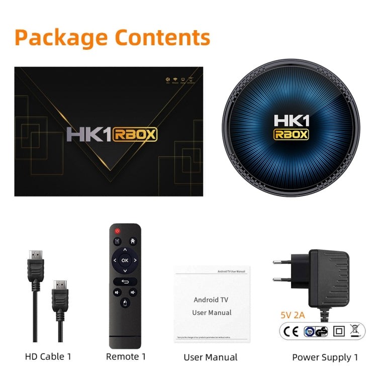 HK1RBOX-W2 Android 11.0 Amlogic S905W2 Quad Core Smart TV Box, Memory:4GB+64GB(AU Plug) by buy2fix