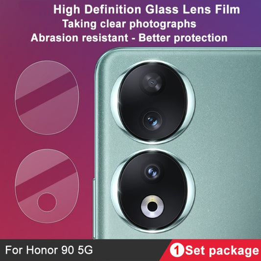 For Honor 90 5G IMAK Rear Camera Glass Lens Film, 1 Set Package by imak