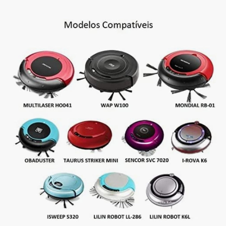 4 in 1 Sweeping Robot Side Brush Mop Filter Kit For ISWEEP S320 by buy2fix