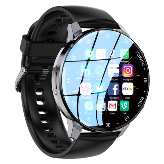 A3 1.43 inch IP67 Waterproof 4G Android 8.1 Smart Watch Support Face Recognition / GPS, Specification:4G+64G(Black) by buy2fix