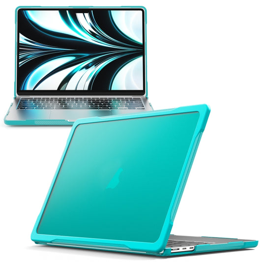 For MacBook Air 13.6 inch A2681 2022 / M3 2024 A3113 / M4 2025 A3240 Translucent Laptop Protective Case(Light Blue) by buy2fix