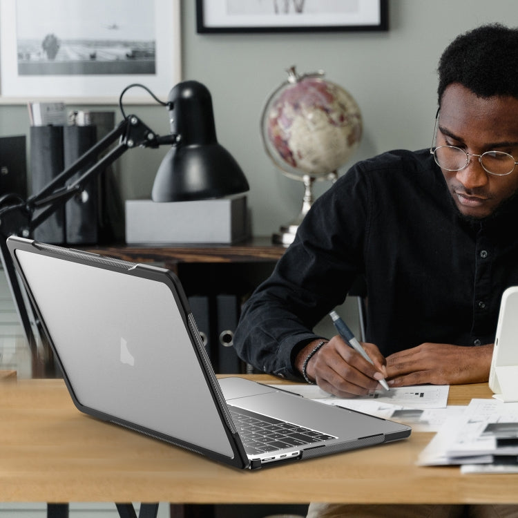 For MacBook Air 13.6 inch A2681 2022 / M3 2024 A3113 / M4 2025 A3240 Translucent Laptop Protective Case(Transparent) by buy2fix