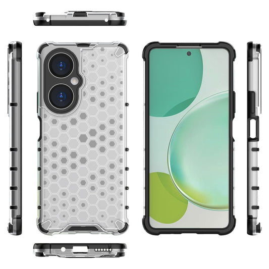 For Huawei nova 11i Shockproof Honeycomb PC + TPU Phone Case(White) by buy2fix