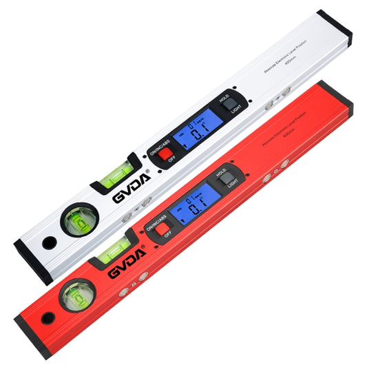 GVDA GD-H400M Digital Level 360 Measure Protractor Level Ruler(Red) by GVDA