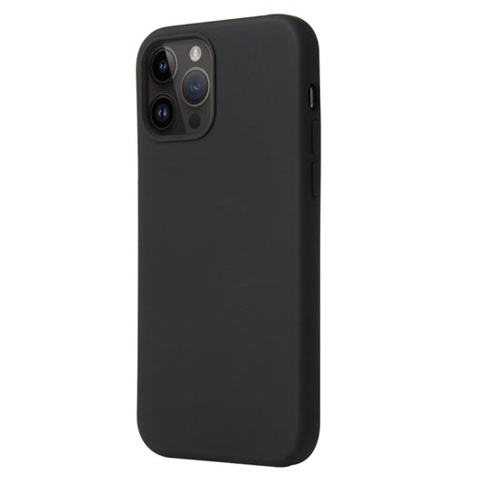 For iPhone 15 Pro Liquid Silicone Phone Case(Black) by buy2fix