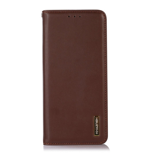 For Nokia C110 KHAZNEH Nappa Top Layer Cowhide Leather Phone Case(Brown) by buy2fix