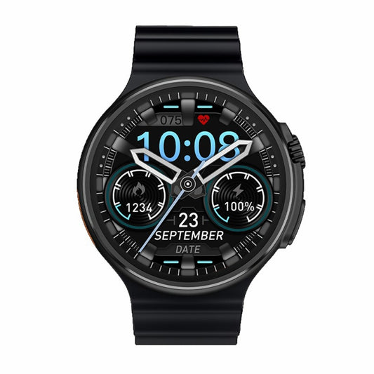 V3 Ultra Max 1.6 inch TFT Round Screen Smart Watch Supports Voice Calls/Blood Oxygen Monitoring(Black) by buy2fix