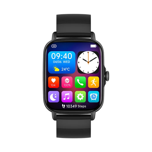 KT59 Pro 1.83 inch IPS Screen Smart Watch Supports Bluetooth Call/Blood Oxygen Monitoring(Black) by buy2fix