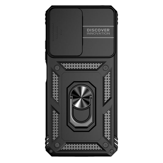 For Xiaomi Redmi Note 12 5G Sliding Camshield Holder Phone Case(Black) by buy2fix