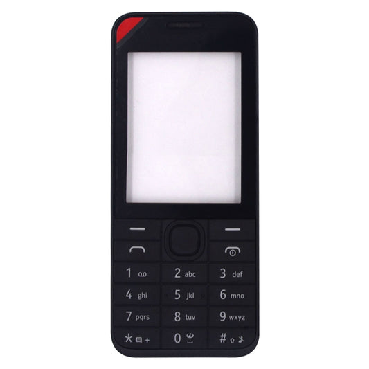 For Nokia 208 Full Housing Cover(Black) by buy2fix