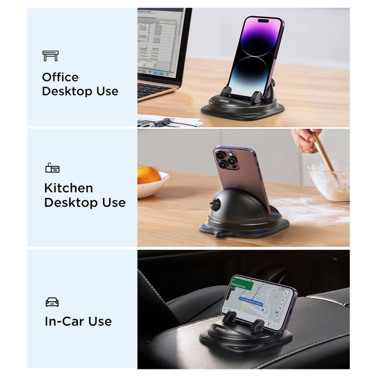 JOYROOM JR-ZS354 360 Degrees Rotatable Dashboard Car Phone Holder(Black) by JOYROOM