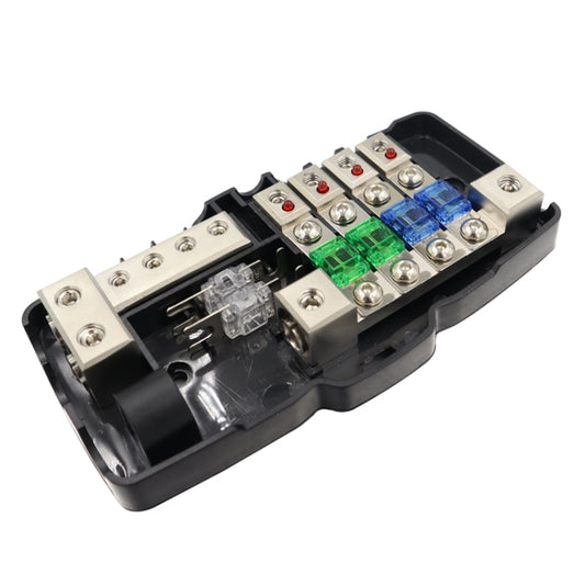 CP-0721 Orvac 0-4 GA 4 Circuit HD Fuse Power Distribution Block Ground Buss with LED Indicator by buy2fix