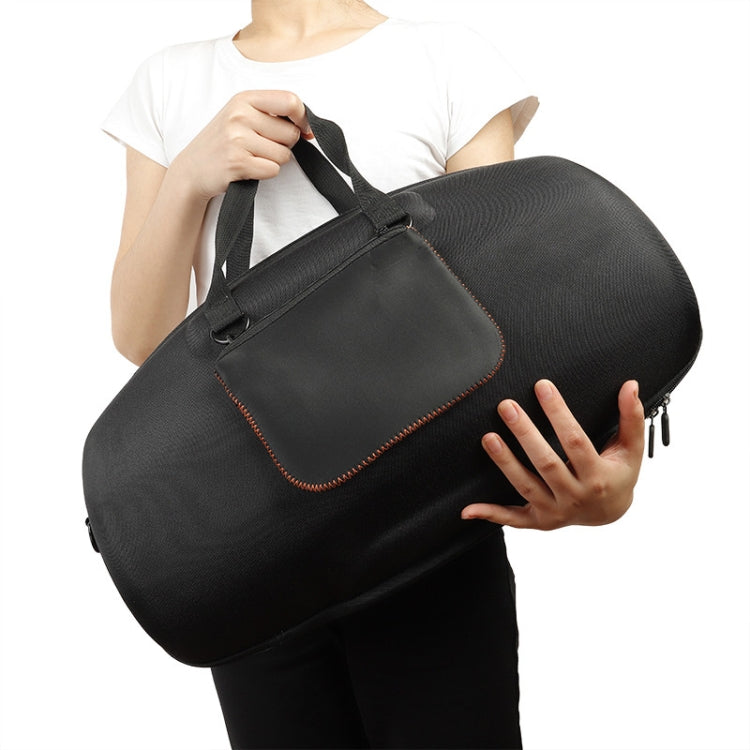 For JBL BoomBox 3 Shockproof Portable EVA Storage Case with Charger Bag(Black) by buy2fix