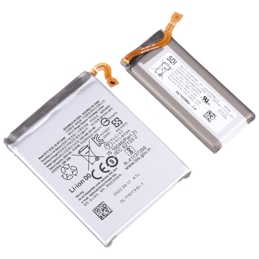 EB-BF723ABU EB-BF724ABU 1 Pair 2555mAh 1070mAh Battery Replacement For Samsung Galaxy Z Flip4 F721U F721B by buy2fix