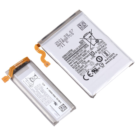 EB-BF711ABY EB-BF712ABY 1 Pair 930mAh 2370mAh Battery Replacement For Samsung Galaxy Z Flip3 5G SM-F711U by buy2fix