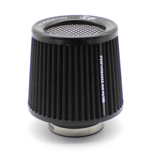 XH-UN077-079 Car High Flow Cold Cone Engine Air Intake Filter, Size:76mm(Black) by buy2fix
