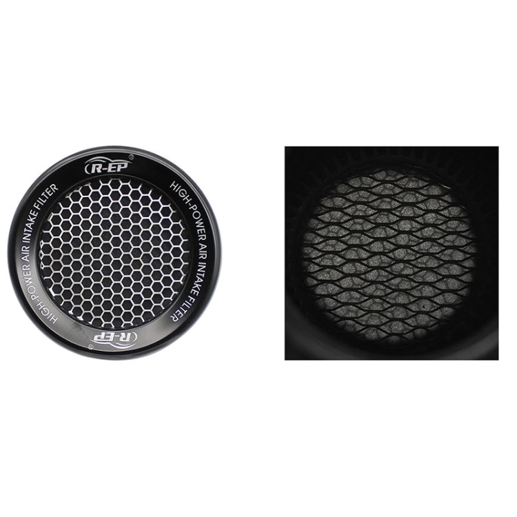 XH-UN077-079 Car High Flow Cold Cone Engine Air Intake Filter, Size:63mm(Green) by buy2fix