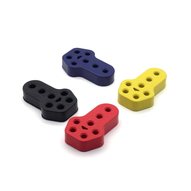 XH-6282 7 Holes Car Exhaust Hanger Bushing Muffler Rubber Insulator Mount Bracket(Yellow) by buy2fix