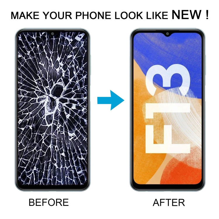 For Samsung Galaxy F13 SM-E135F Original LCD Screen Digitizer Full Assembly with Frame by buy2fix