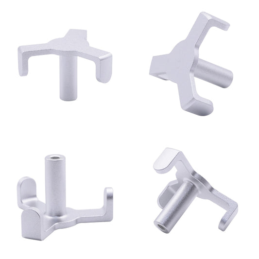 XH-6287 Car Trunk Organizer Bag Storage Aluminum Alloy Hook For Tesla Model 3 2018-2021(Silver) by buy2fix