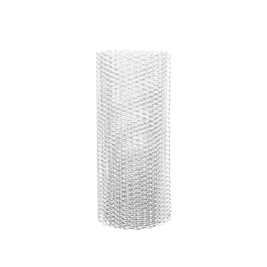 XH-6013 100x33cm Universal Car Grill Mesh Aluminum Alloy Grille Insert Bumper, Type:Small Hole(Silver) by buy2fix