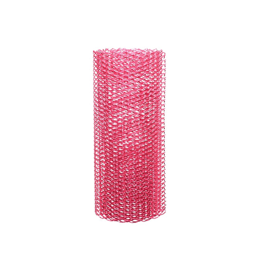 XH-6013 100x33cm Universal Car Grill Mesh Aluminum Alloy Grille Insert Bumper, Type:Large Hole(Red) by buy2fix