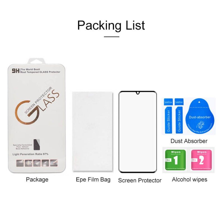 For Xiaomi Mi Note 10 3D Curved Edge Full Screen Tempered Glass Film(Black) by buy2fix