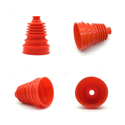 XH-6145 Car Steering Ball Rubber Dust Cover(Red) by buy2fix