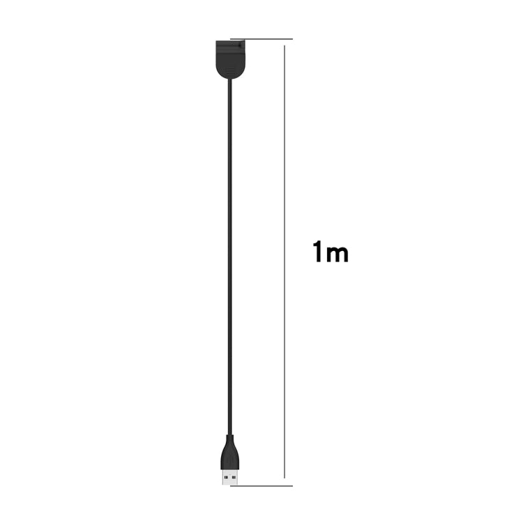 USB Fast Charging Replacement Charger Cable for Xiaomi Band 5/6(CA5446B/CA8856), Cable Length:1m(Black) by buy2fix