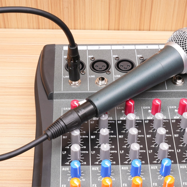 6.35mm 1/4 TRS Male to XLR 3pin Female Microphone Cable, Length:1m by buy2fix