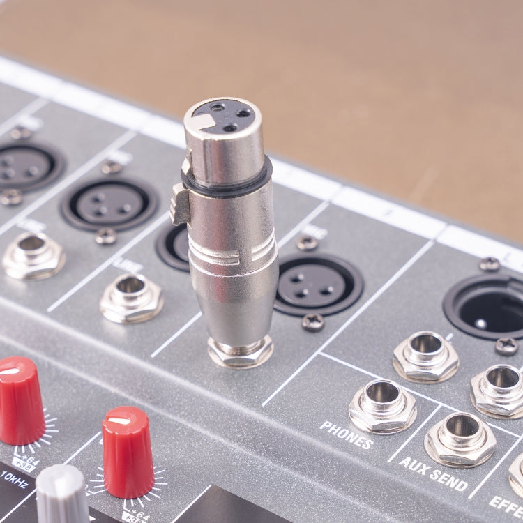 LZ1179 6.35mm 1/4 TRS Male to XLR 3pin Female Adapter by buy2fix