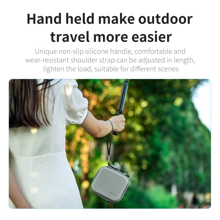 For Insta360 GO 3 / GO 3S STARTRC Portable PU Storage Box Case(Grey) by STARTRC