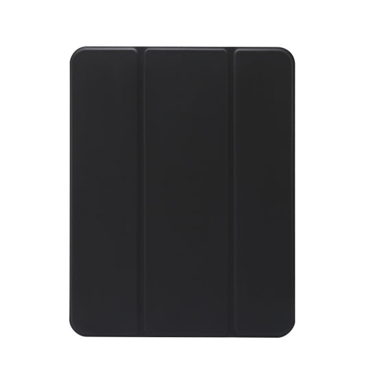 3-folding Electric Pressed Skin Texture Leather Smart Tablet Case For iPad Pro 11 2022/2021/2020(Black) by buy2fix