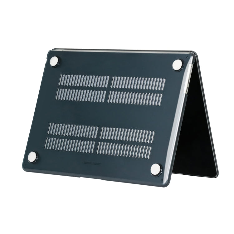 For MacBook Air 15.3 2025 / 2024 / 2023 Laptop Frosted Hard Plastic Protection Case(Black) by buy2fix