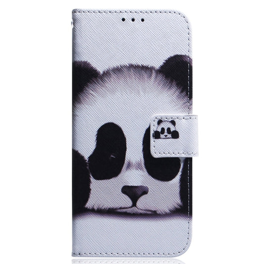 For Realme C53 / Narzo N53 Coloured Drawing Flip Leather Phone Case(Panda) by buy2fix