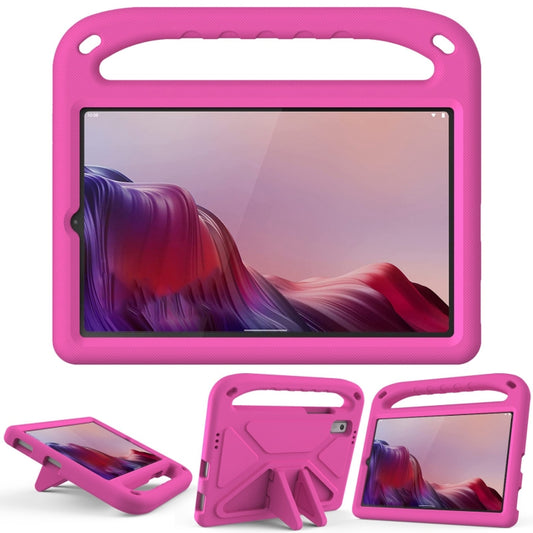For Lenovo Tab M9 2023 Handle Portable EVA Shockproof Tablet Case(Rose Red) by buy2fix