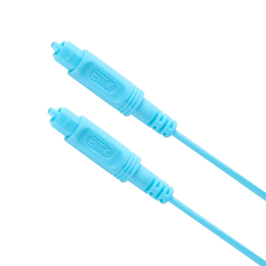 5m EMK OD2.2mm Digital Audio Optical Fiber Cable Plastic Speaker Balance Cable(Sky Blue) by EMK