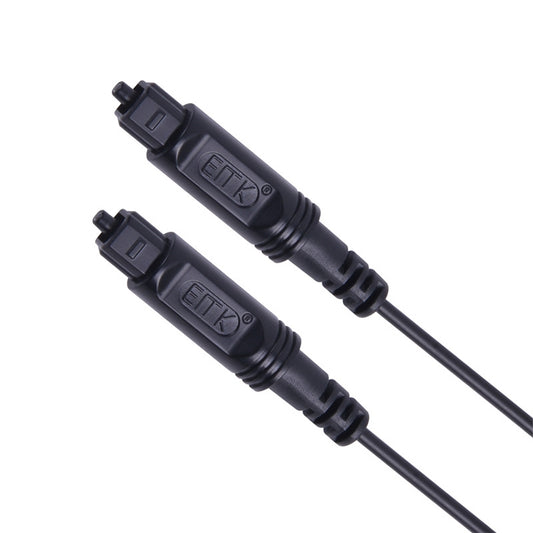 10m EMK OD2.2mm Digital Audio Optical Fiber Cable Plastic Speaker Balance Cable(Black) by EMK