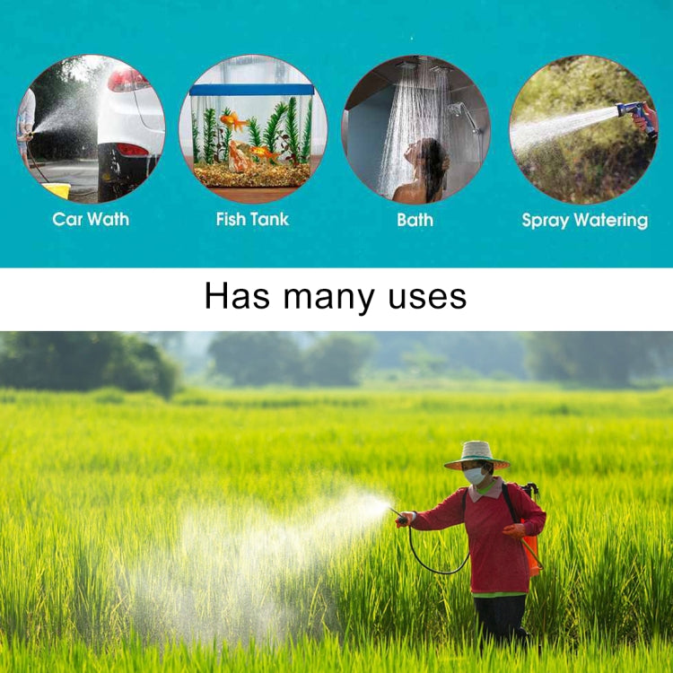 3215-YB DC12V 100W Smart Double Thread Reverse Pump Diaphragm 8L Atomizing Spray Water Pump for Car Washing / Irrigation by buy2fix