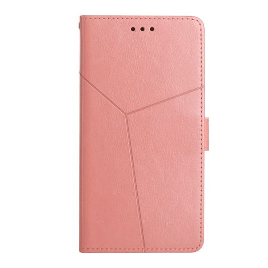 For Honor 90 Lite Y-shaped Pattern Flip Leather Phone Case(Pink) by buy2fix