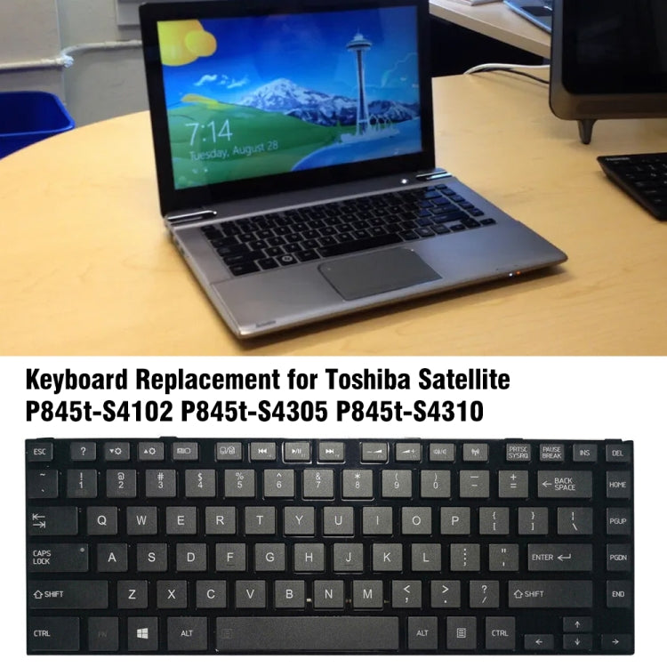 For TOSHIBA L840 / L800 Keyboard with Frame by buy2fix
